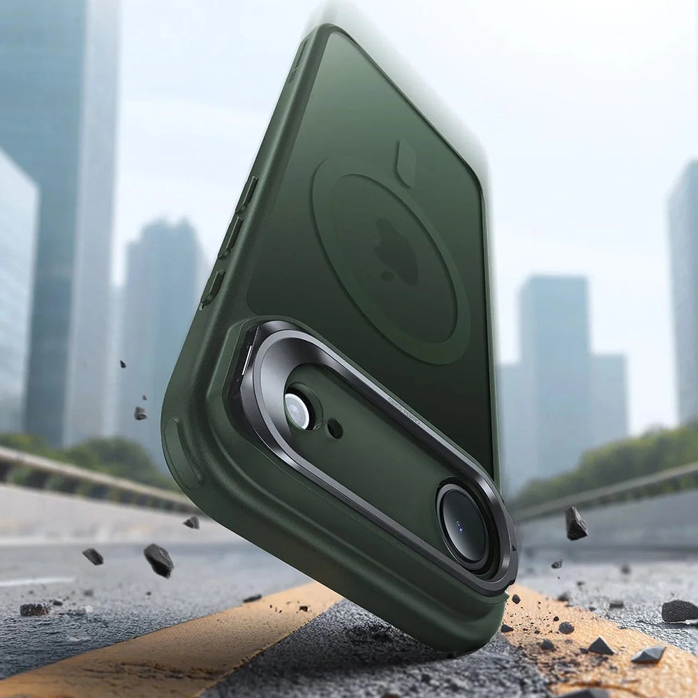 Θήκη MagSafe για Apple iPhone 17 Air, ESR, Classic Hybrid Kickstand, Σατινέ Πράσινο