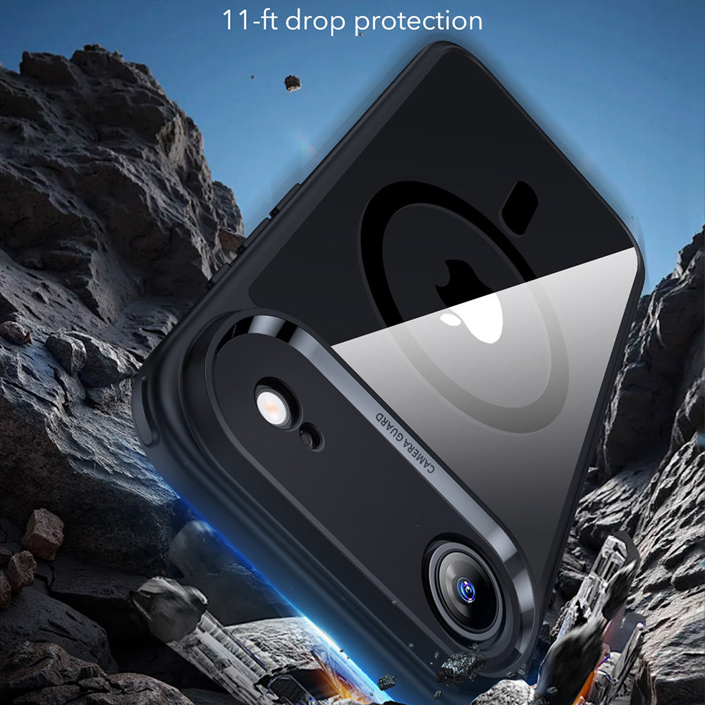 Θήκη MagSafe για Apple iPhone 17 Air, ESR, Classic Hybrid, Διάφανη Μαύρη