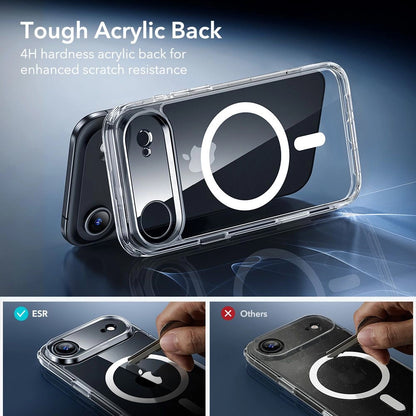Θήκη MagSafe για Apple iPhone 17 Air, ESR, Classic Hybrid με Προστατευτικό Οθόνης, Διάφανη