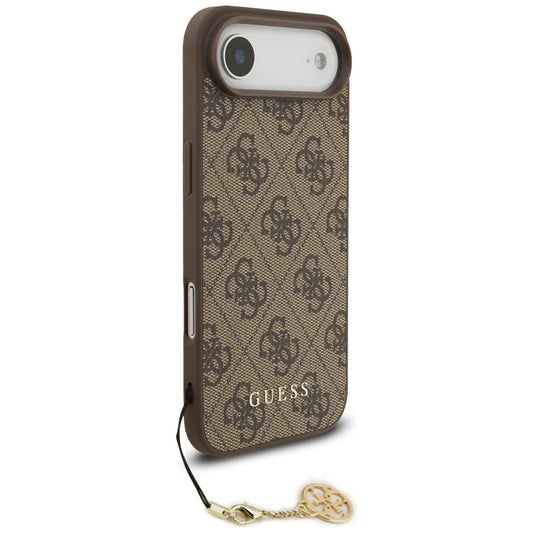 Θήκη MagSafe για Apple iPhone 17 Air, Guess, 4G Charm Cradle, Καφέ