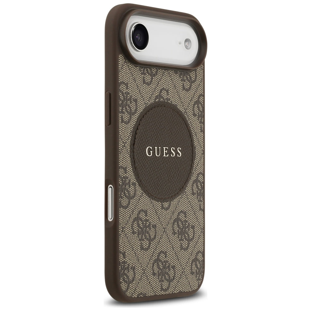 Θήκη MagSafe για Apple iPhone 17 Air, Guess, 4G Circle Classic Logo, Καφέ