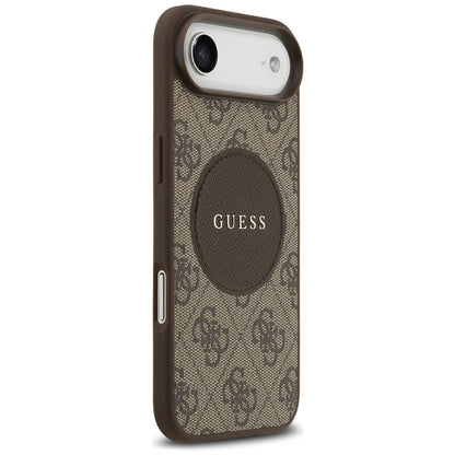 Θήκη MagSafe για Apple iPhone 17 Air, Guess, 4G Circle Classic Logo, Καφέ