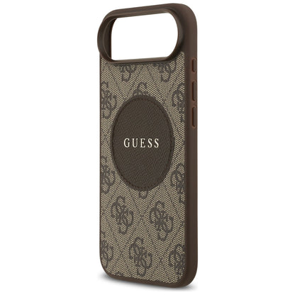 Θήκη MagSafe για Apple iPhone 17 Air, Guess, 4G Circle Classic Logo, Καφέ