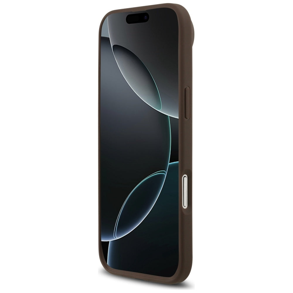 Θήκη MagSafe για Apple iPhone 17 Air, Guess, 4G Circle Classic Logo, Καφέ