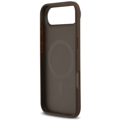 Θήκη MagSafe για Apple iPhone 17 Air, Guess, 4G Circle Classic Logo, Καφέ