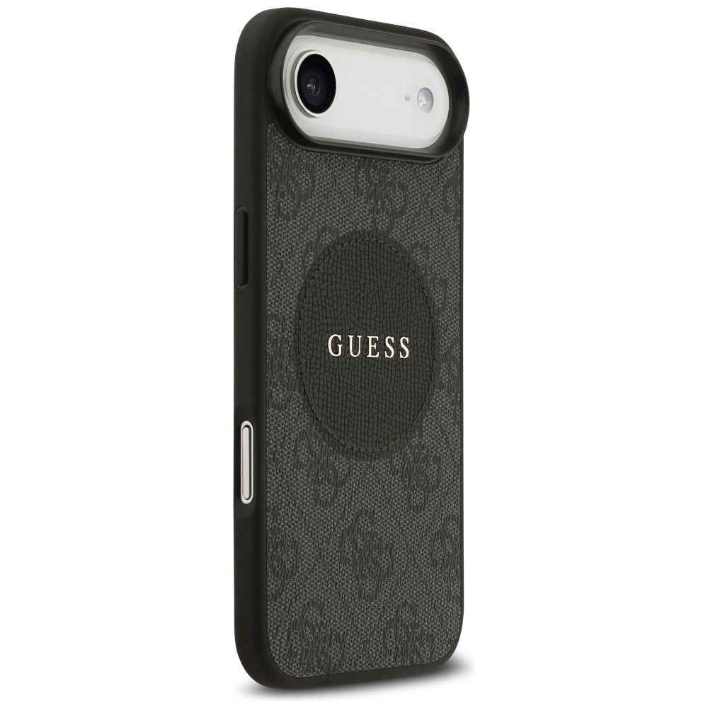 Θήκη MagSafe για Apple iPhone 17 Air, Guess, 4G Circle Classic Logo, Μαύρη