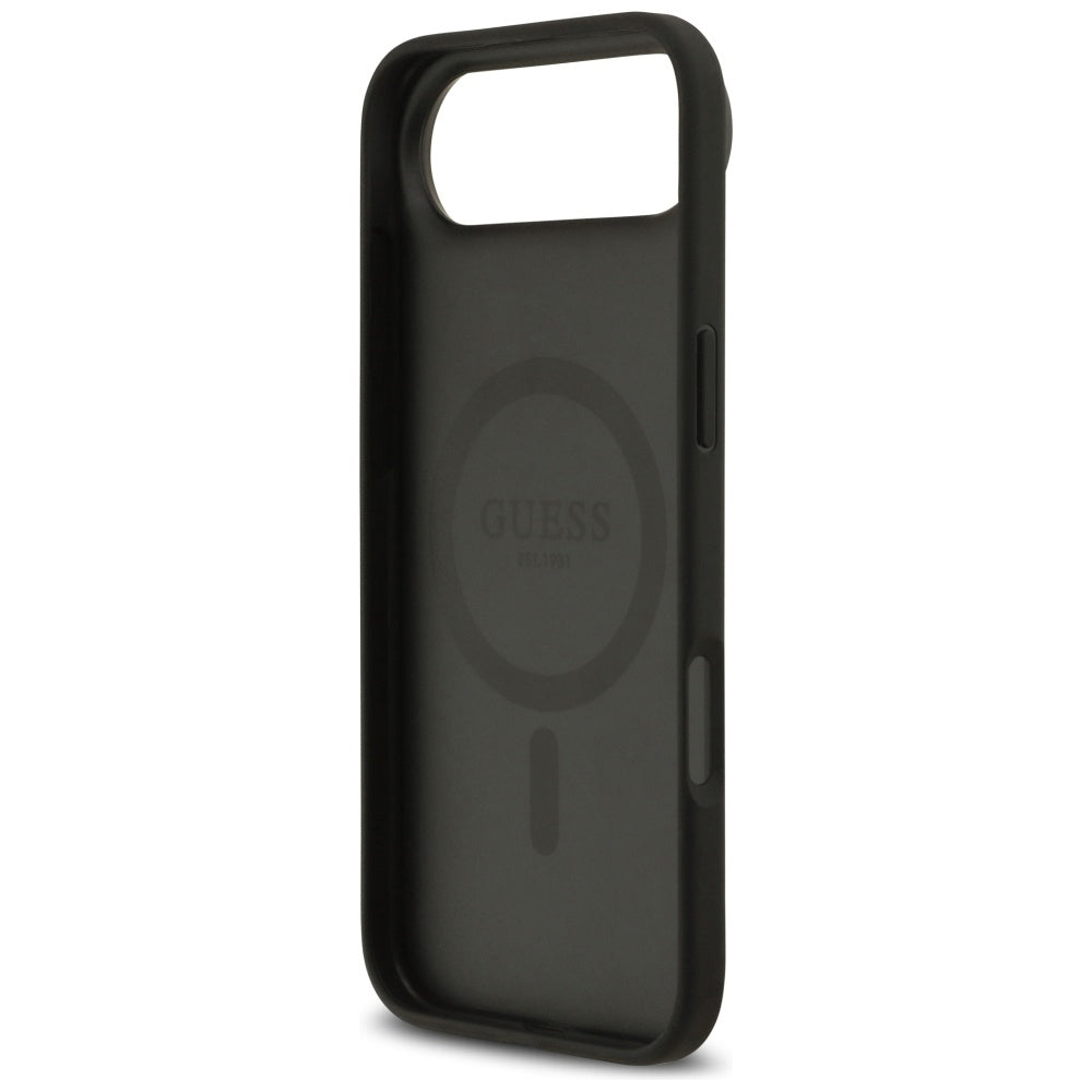 Θήκη MagSafe για Apple iPhone 17 Air, Guess, 4G Circle Classic Logo, Μαύρη