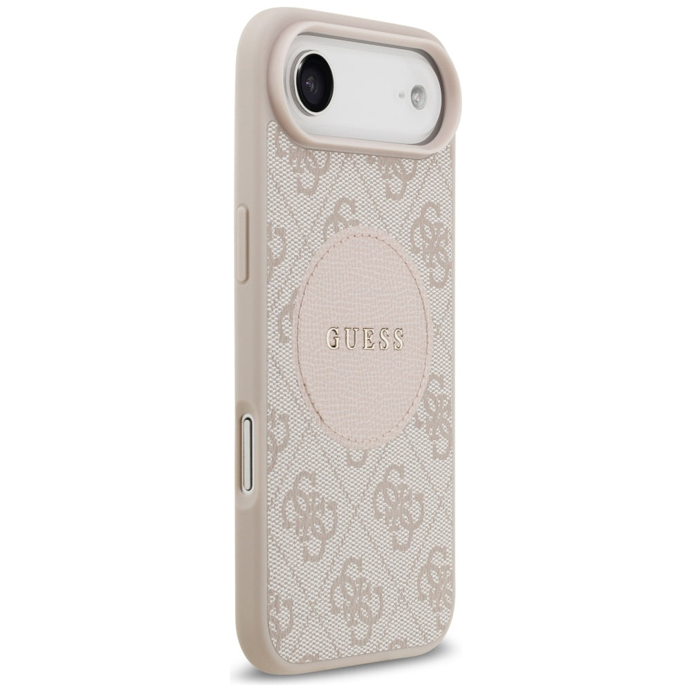 Θήκη MagSafe για Apple iPhone 17 Air, Guess, 4G Circle Classic Logo, Ροζ