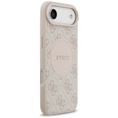 Θήκη MagSafe για Apple iPhone 17 Air, Guess, 4G Circle Classic Logo, Ροζ