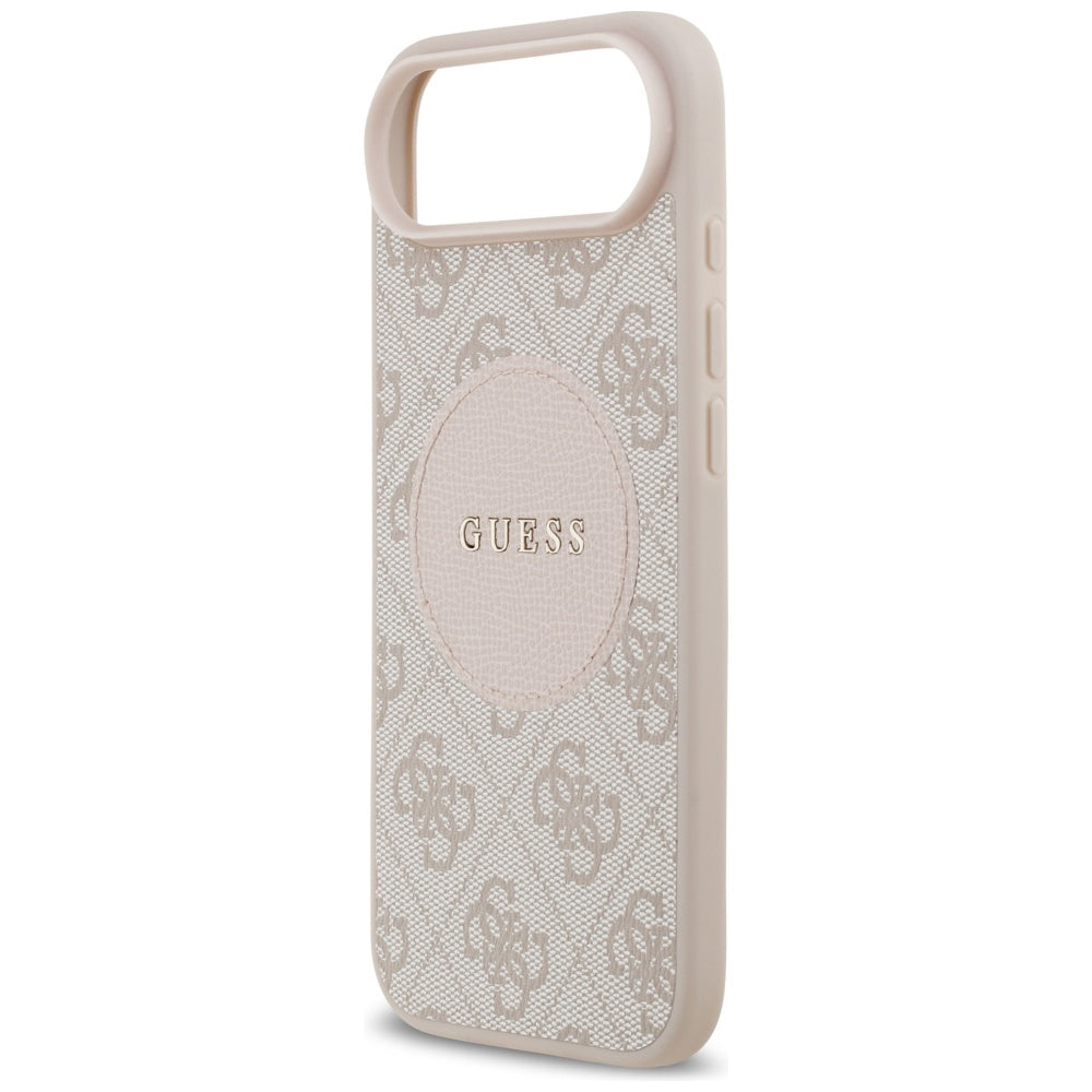 Θήκη MagSafe για Apple iPhone 17 Air, Guess, 4G Circle Classic Logo, Ροζ