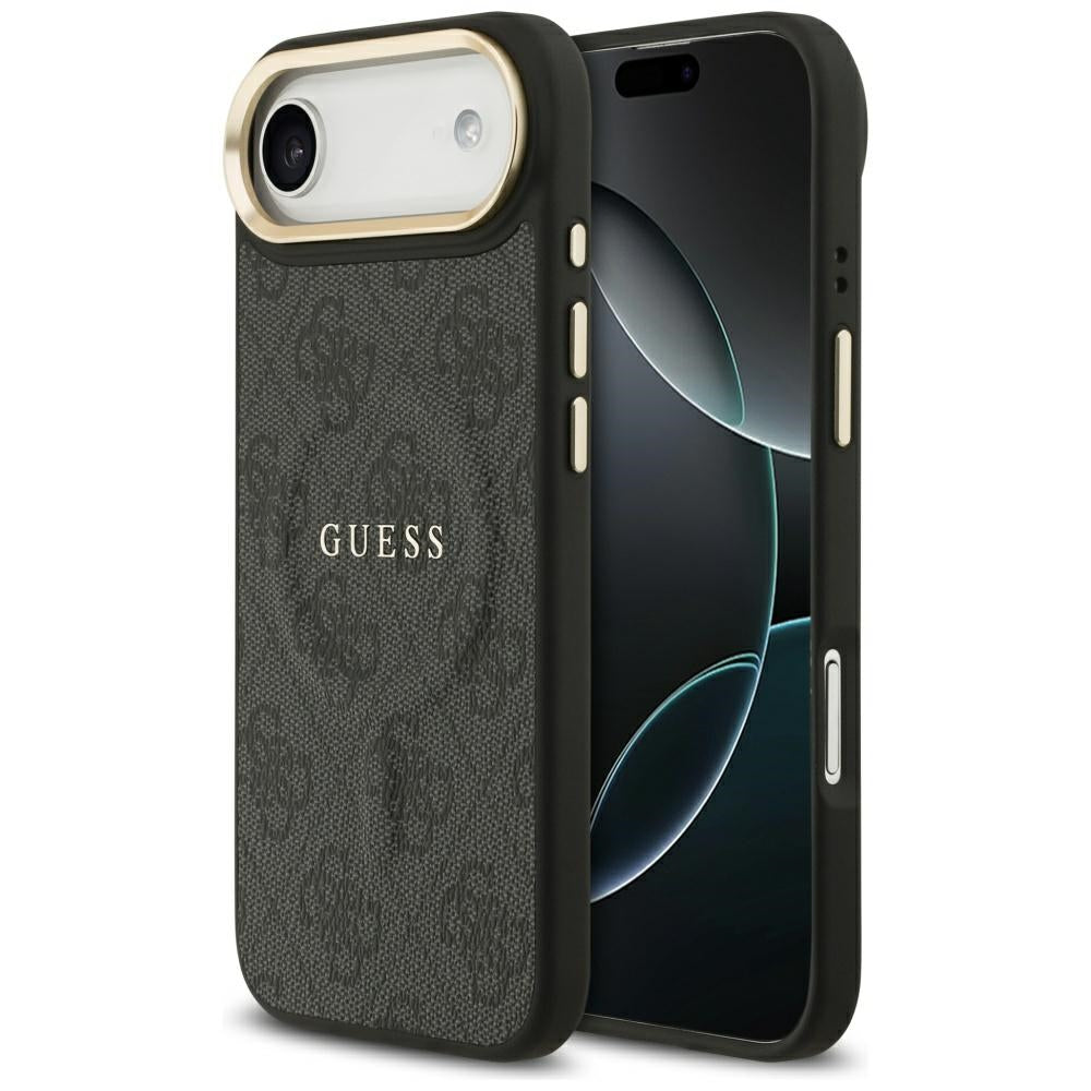 Θήκη MagSafe για Apple iPhone 17 Air, Guess, 4G Classic, Μαύρη
