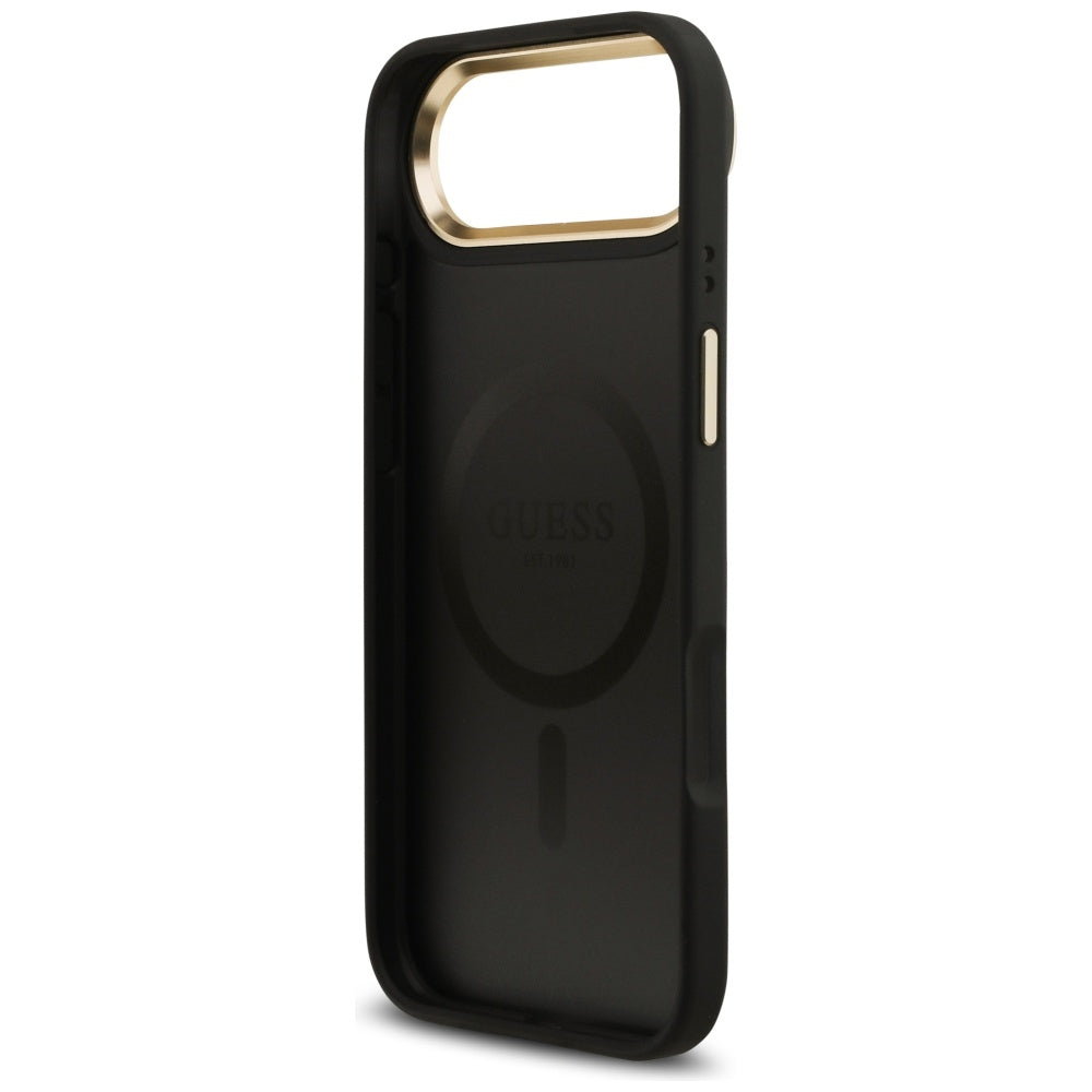 Θήκη MagSafe για Apple iPhone 17 Air, Guess, 4G Classic, Μαύρη