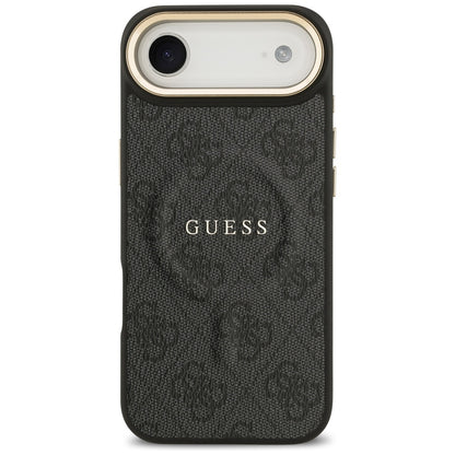 Θήκη MagSafe για Apple iPhone 17 Air, Guess, 4G Classic, Μαύρη