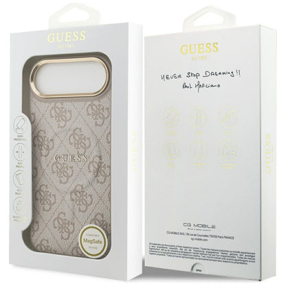 Θήκη MagSafe για Apple iPhone 17 Air, Guess, 4G Classic, Ροζ