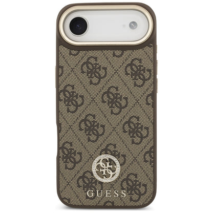 Θήκη MagSafe για Apple iPhone 17 Air, Guess, 4G Strass Logo, Καφέ