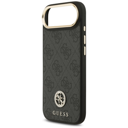 Θήκη MagSafe για Apple iPhone 17 Air, Guess, 4G Strass Logo, Μαύρη