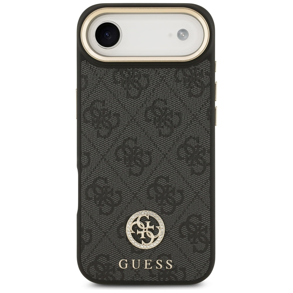 Θήκη MagSafe για Apple iPhone 17 Air, Guess, 4G Strass Logo, Μαύρη