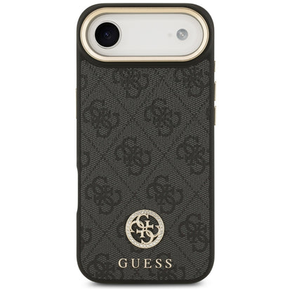 Θήκη MagSafe για Apple iPhone 17 Air, Guess, 4G Strass Logo, Μαύρη