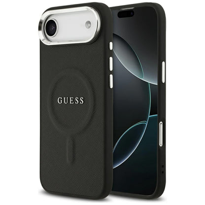 Θήκη MagSafe για Apple iPhone 17 Air, Guess, Classic Logo, Μαύρη