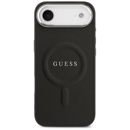 Θήκη MagSafe για Apple iPhone 17 Air, Guess, Classic Logo, Μαύρη