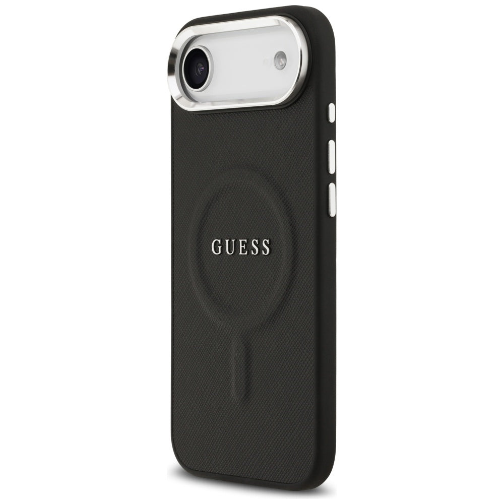 Θήκη MagSafe για Apple iPhone 17 Air, Guess, Classic Logo, Μαύρη