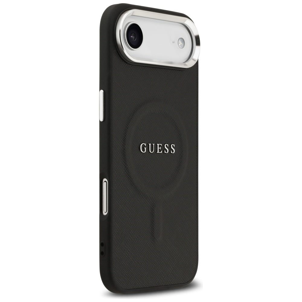 Θήκη MagSafe για Apple iPhone 17 Air, Guess, Classic Logo, Μαύρη
