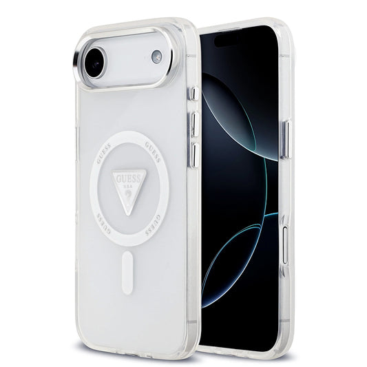 Θήκη MagSafe για Apple iPhone 17 Air, Guess, IML Gradient Triangle Logo, Διαφανής