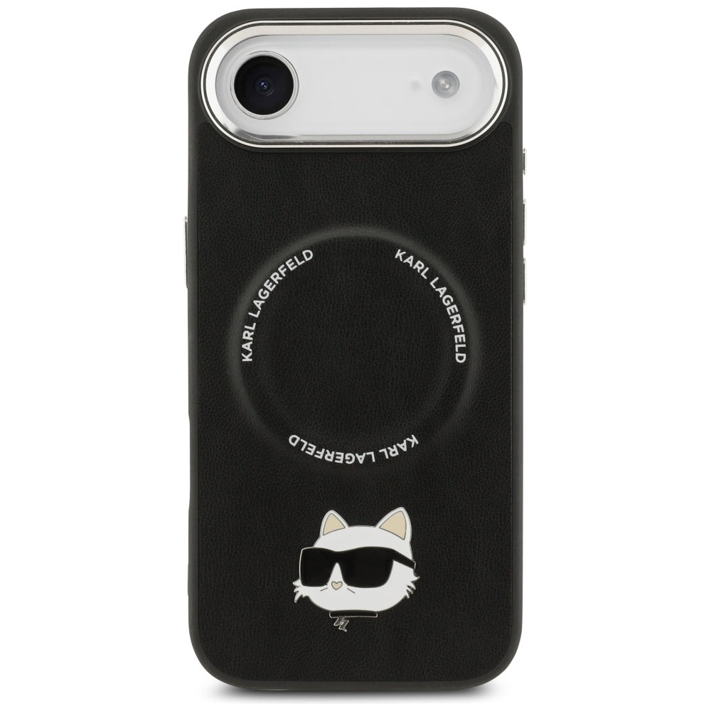Θήκη MagSafe για Apple iPhone 17 Air, Karl Lagerfeld, Choupette Pin, Μαύρη
