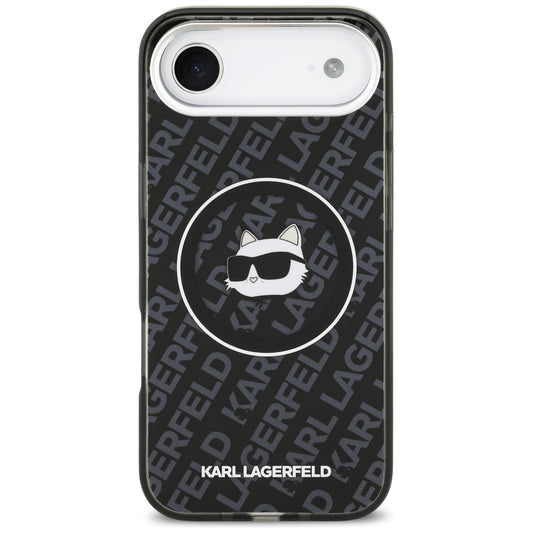 Θήκη MagSafe για Apple iPhone 17 Air, Karl Lagerfeld, IML Choupette`s Head, Μαύρη