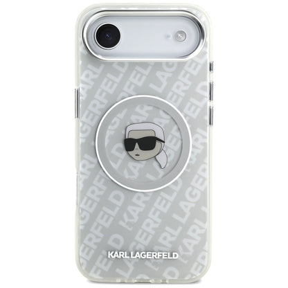 MagSafe Case for Apple iPhone 17 Air, Karl Lagerfeld, IML Karl's Head, Grey
