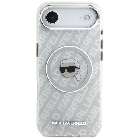 MagSafe Case for Apple iPhone 17 Air, Karl Lagerfeld, IML Karl's Head, Grey