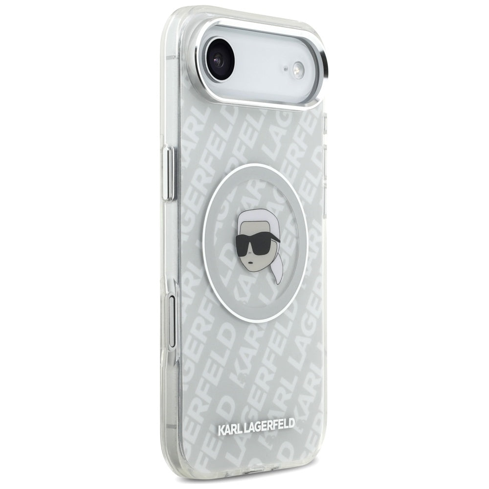 MagSafe Case for Apple iPhone 17 Air, Karl Lagerfeld, IML Karl's Head, Grey