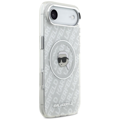 MagSafe Case for Apple iPhone 17 Air, Karl Lagerfeld, IML Karl's Head, Grey