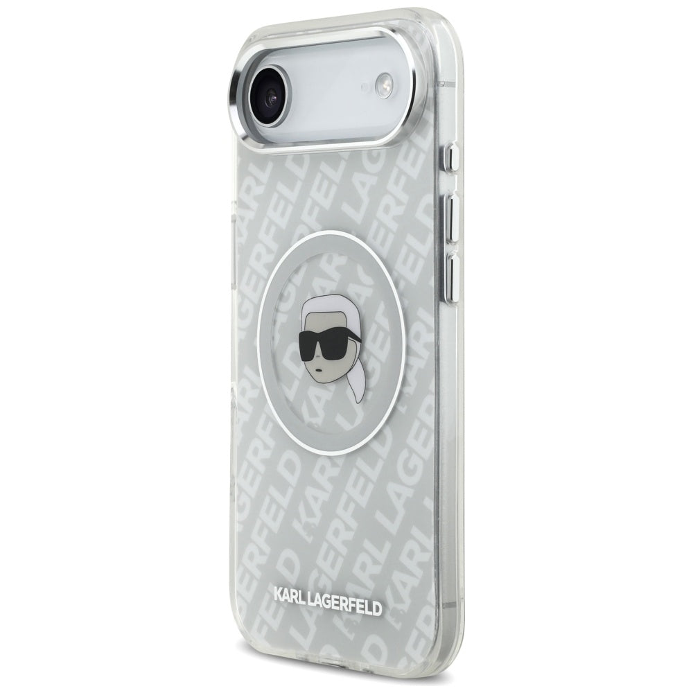 MagSafe Case for Apple iPhone 17 Air, Karl Lagerfeld, IML Karl's Head, Grey