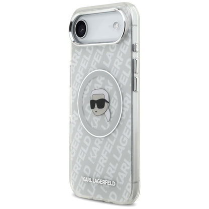 MagSafe Case for Apple iPhone 17 Air, Karl Lagerfeld, IML Karl's Head, Grey