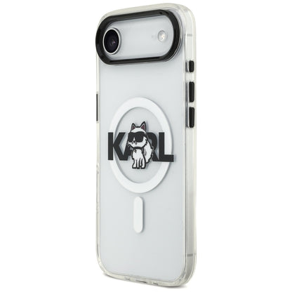 Θήκη MagSafe για Apple iPhone 17 Air, Karl Lagerfeld, IML Sketch Logo Choupette, Διάφανη