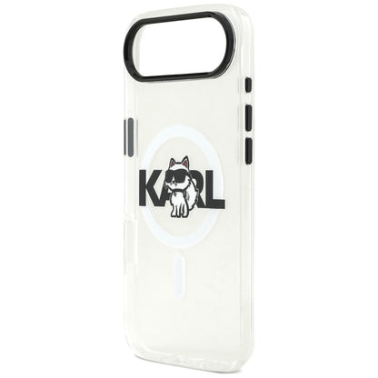 Θήκη MagSafe για Apple iPhone 17 Air, Karl Lagerfeld, IML Sketch Logo Choupette, Διάφανη