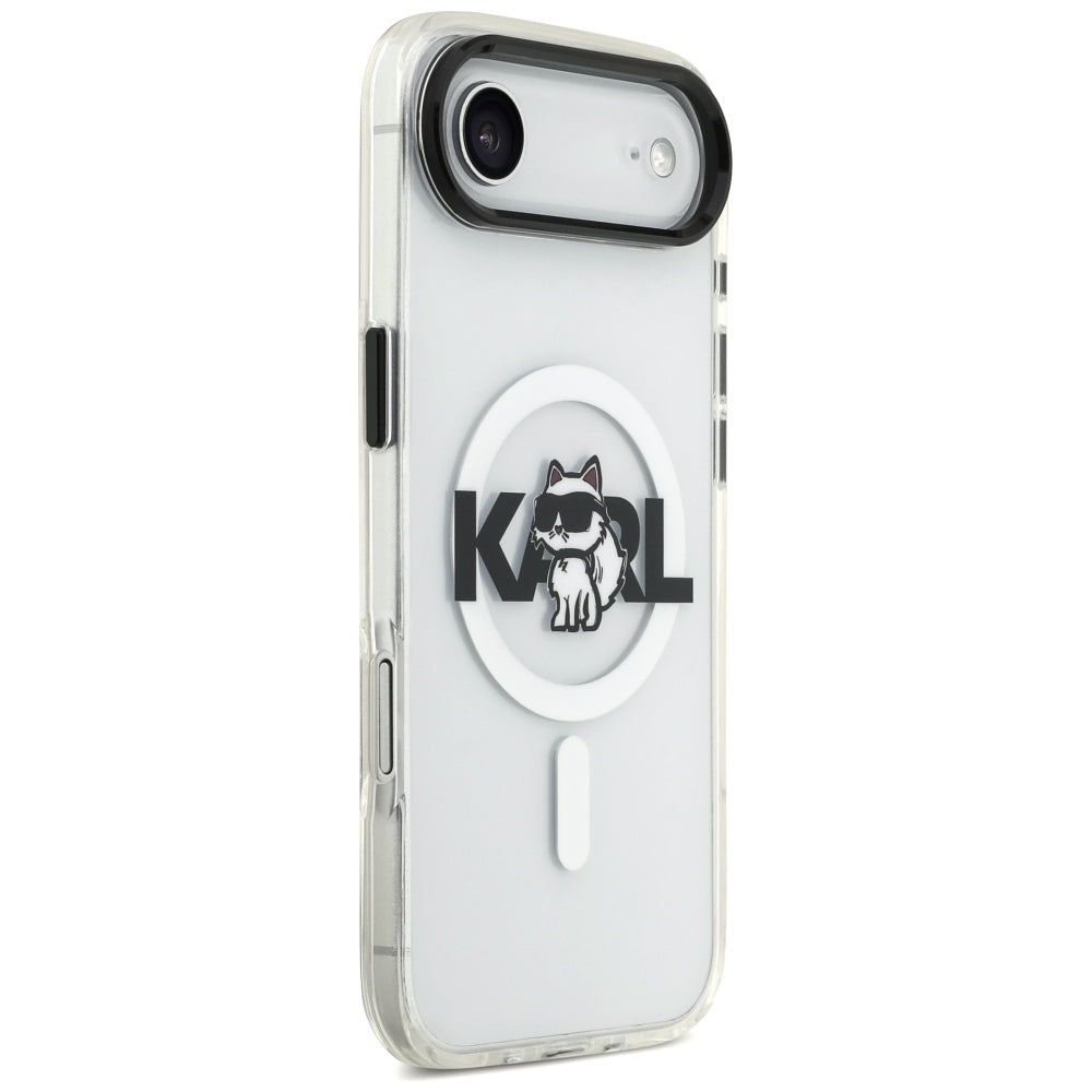 Θήκη MagSafe για Apple iPhone 17 Air, Karl Lagerfeld, IML Sketch Logo Choupette, Διάφανη