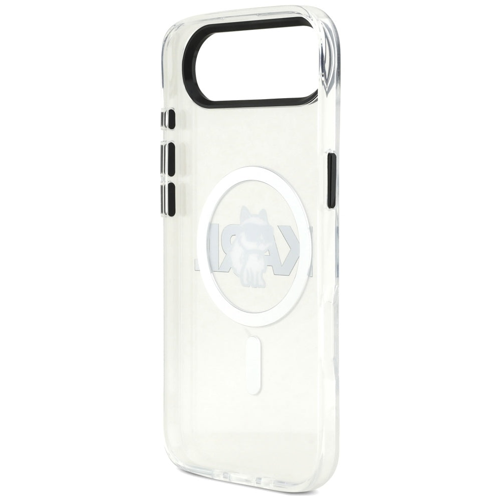 Θήκη MagSafe για Apple iPhone 17 Air, Karl Lagerfeld, IML Sketch Logo Choupette, Διάφανη