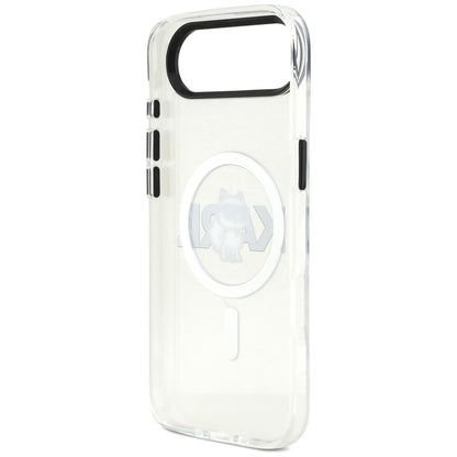 Θήκη MagSafe για Apple iPhone 17 Air, Karl Lagerfeld, IML Sketch Logo Choupette, Διάφανη