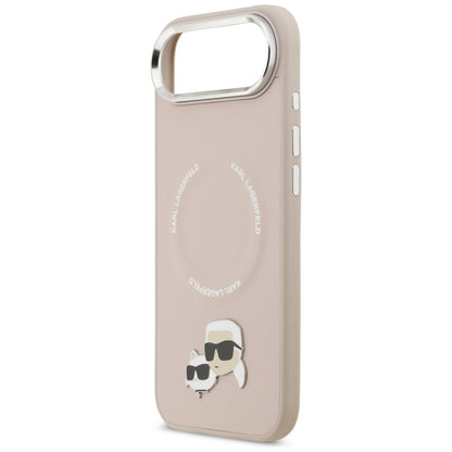 MagSafe Case for Apple iPhone 17 Air, Karl Lagerfeld, Karl & Choupette Pins, Pink