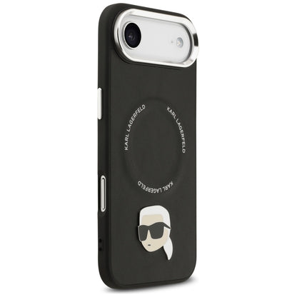 Θήκη MagSafe για Apple iPhone 17 Air, Karl Lagerfeld, Karl Pin, Μαύρη