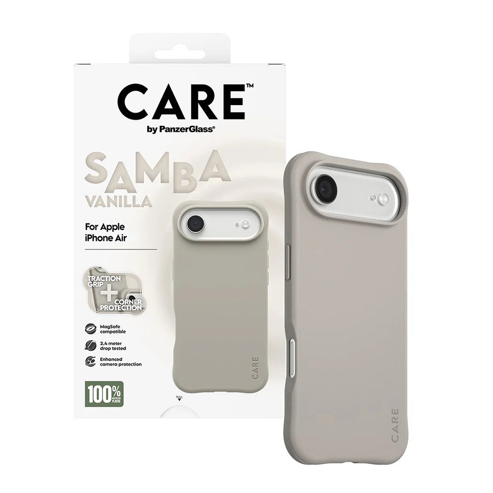 Θήκη MagSafe για Apple iPhone 17 Air, PanzerGlass, Care Fashionable, Μπεζ