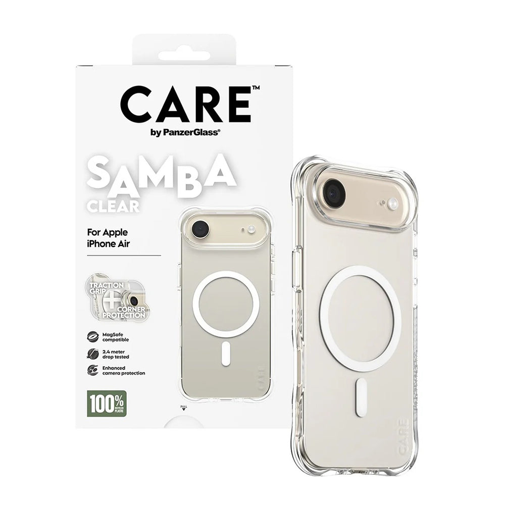 Θήκη MagSafe για Apple iPhone 17 Air, PanzerGlass, Care Fashionable, Διαφανής Λευκή