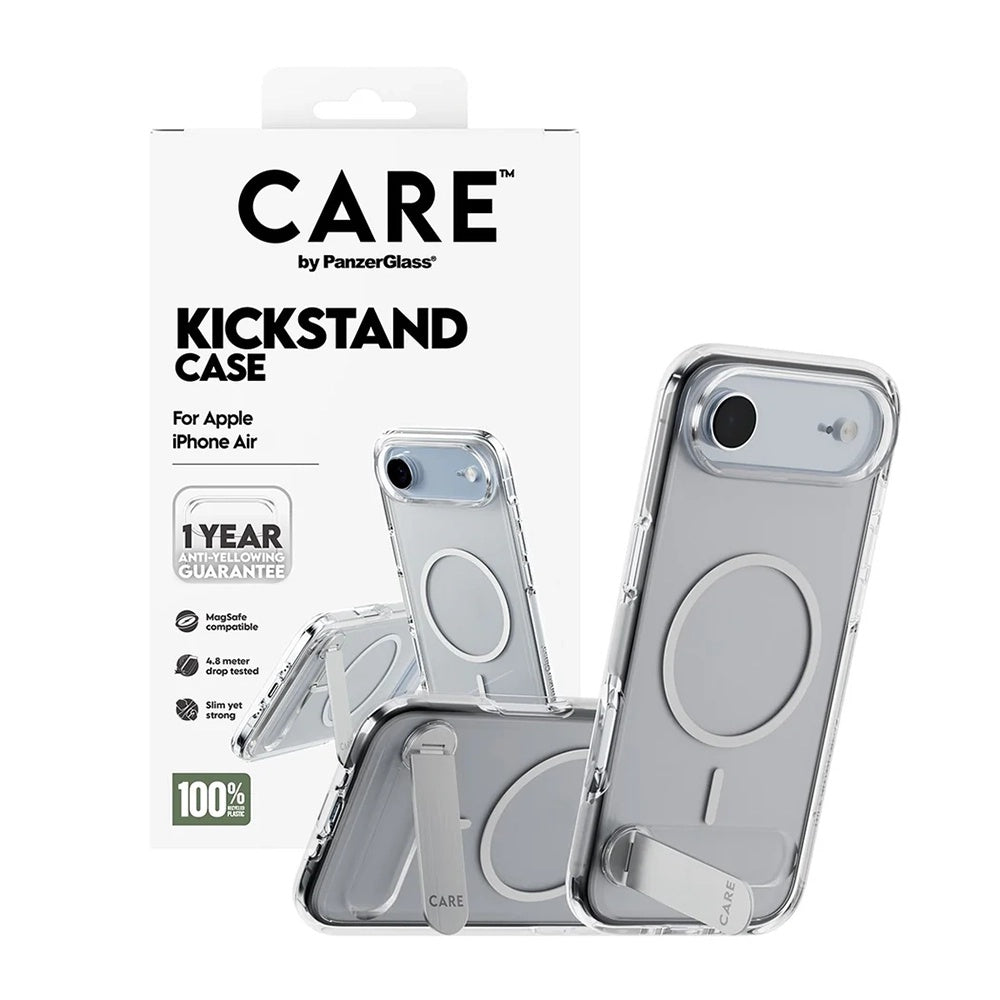 Θήκη MagSafe για Apple iPhone 17 Air, PanzerGlass, Με Στήριγμα Kickstand, Διάφανη