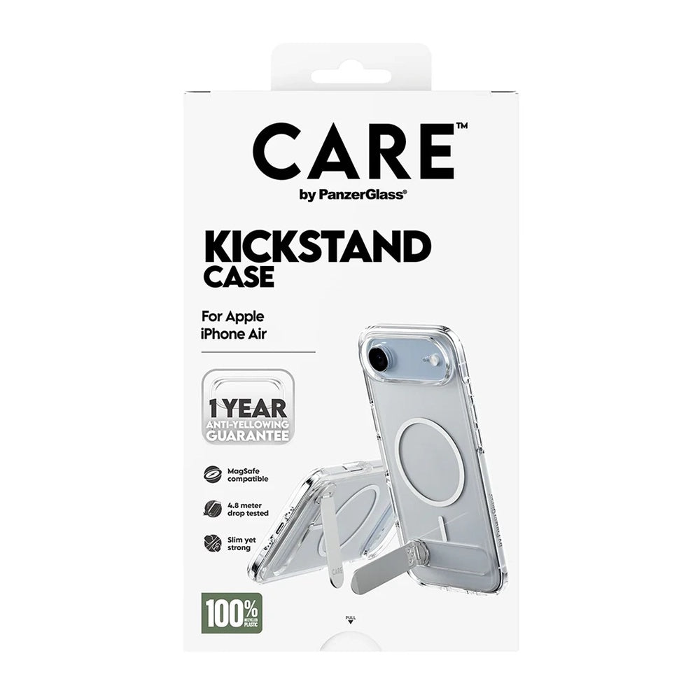 Θήκη MagSafe για Apple iPhone 17 Air, PanzerGlass, Με Στήριγμα Kickstand, Διάφανη
