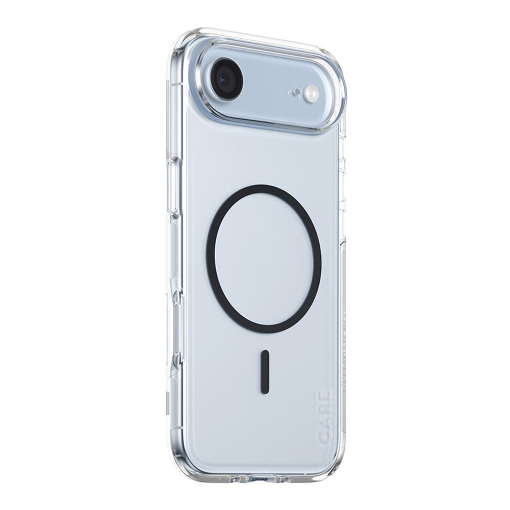 MagSafe Case for Apple iPhone 17 Air, PanzerGlass, Urban Explorer Care, Black Transparent