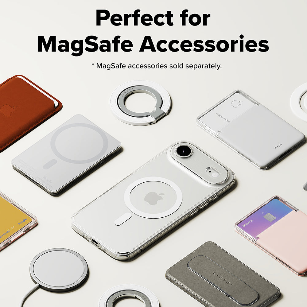 Θήκη MagSafe για Apple iPhone 17 Air, Ringke, Fusion, Διάφανη