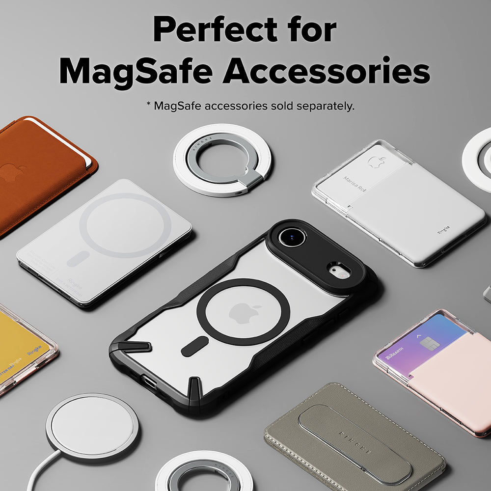 Θήκη MagSafe για Apple iPhone 17 Air, Ringke, Fusion X, Μαύρη