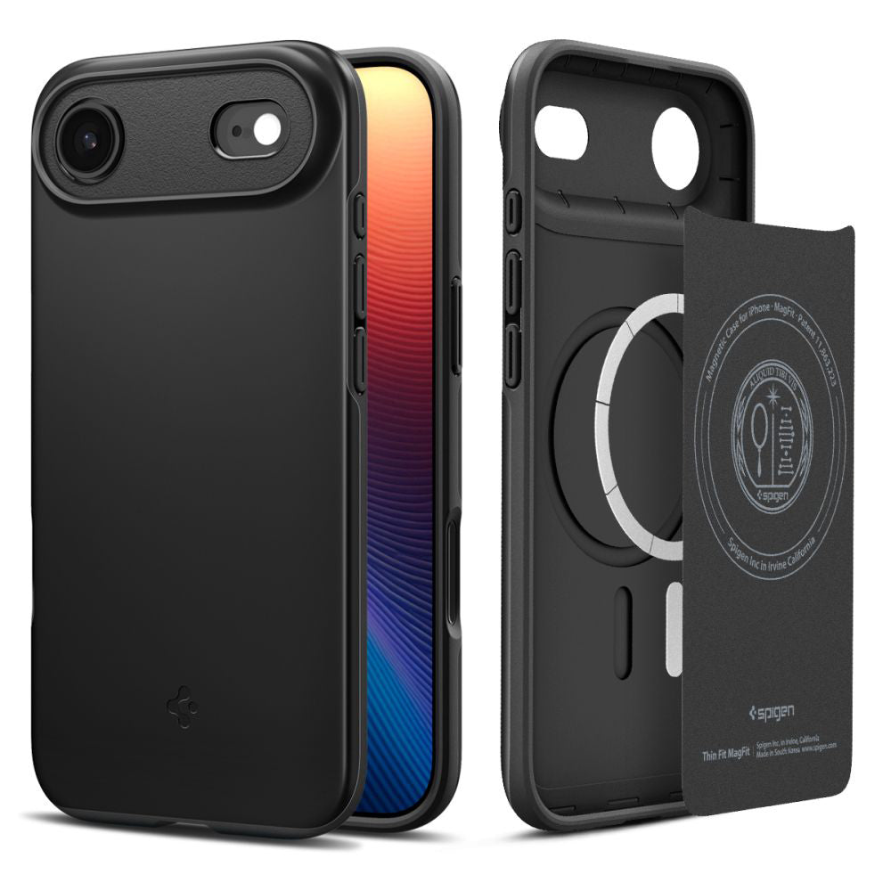Θήκη MagSafe για Apple iPhone 17 Air, Spigen, Thin Fit, Μαύρη